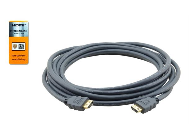 Kramer HDMI High-Speed -  3,0 m HDMI Kabel 28AWG Sort 4K 