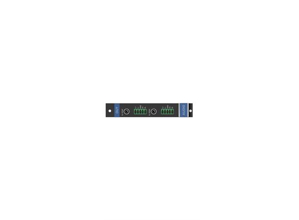 Kramer Matrix Card 2 x Audio A&D Out 16x16-Frame Output Card 