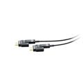 Kramer HDMI Hybridkabel -  10 m LSZH UHD HDMI Fiber/Kobber HDCP2.2 Sort Detach