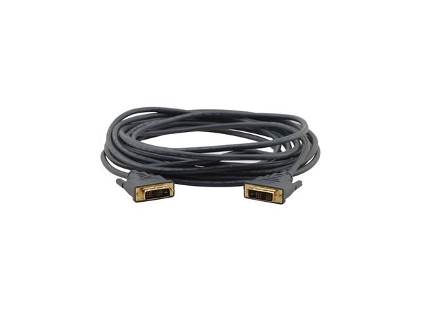 Kramer DVI-D Kabel -  7,6 m SL Flex 30AWG DVI-D 1920x1200 Mørk Grå 