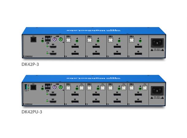 HighSecLabs Secure KVM 4p DH DP NIAP PP 3.0 Made In USA Tempest 