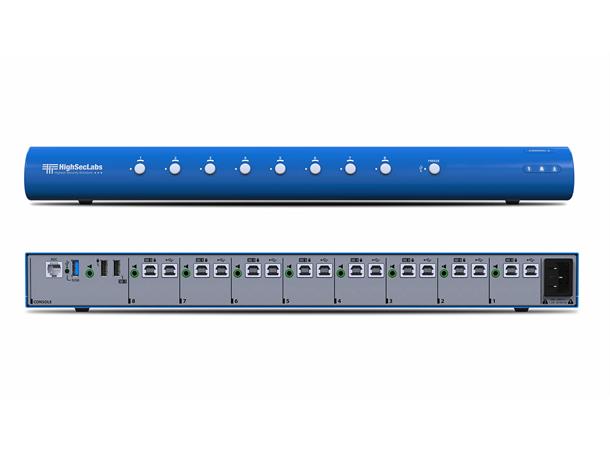 HighSecLabs Secure KM 8p No-Video w/Fusb,  NIAP PP 3.0- Made In US Tempest 