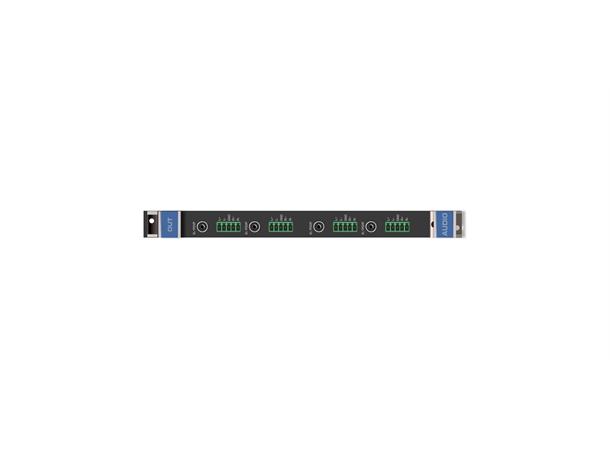 Kramer Matrix Card 4 x Audio A&D Out Analogt/ Digitalt Output Card 
