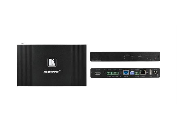 Kramer Extender HDMI HDR 4K Rx PoE RS-232 IR ARC SAR HDBaseT 2.0 