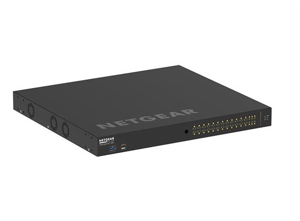 Netgear AV Line M4250-26G4XF-PoE+ 24x1G PoE+ 480W 2x1G 4xSFP+ Man. Switch 