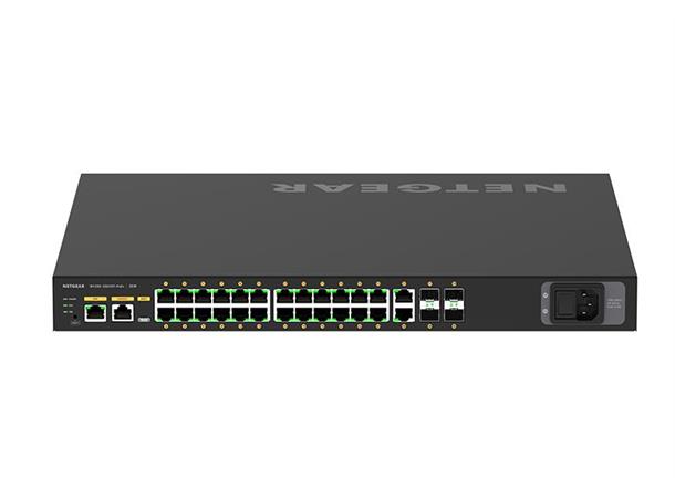 Netgear AV Line M4250-26G4XF-PoE+ 24x1G PoE+ 480W 2x1G 4xSFP+ Man. Switch 