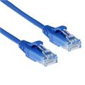 UTP Patch Cat.6 -  1,5 m Blå LSZH Slim 250MHz 28AWG Halogenfri Snagless