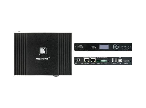 Kramer KDS7 - AVIP- Encoder USB-C 4K60 4:2:0 1 Gbps - PoE USB 2.0 