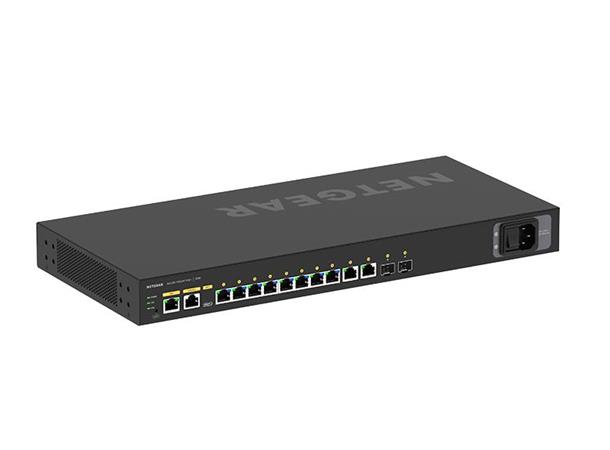 Netgear AV Line M4250-10G2XF-PoE+ 8x1G PoE+ 240W 2x1G 2xSFP+ Mngd Switch 