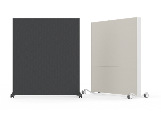 Pendax FlexWall Mobile Acoustic Hvit / Lyst standardstoff 