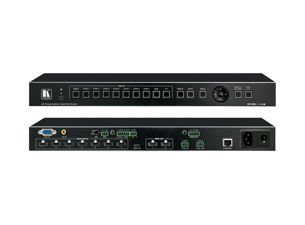 Kramer Srcale 10-Input 4K HDR HDMI 4xUSB-C, 7xHDMI, 2xLegacy AV, RS-232 IR 