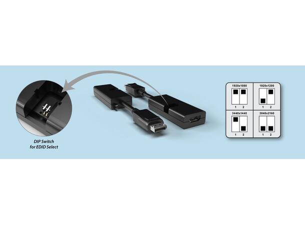 HighSecLabs HDMI-HDMI Secure Isolator NIAP PP PSD V4.0 Mini-Isolator 4K/1080P 