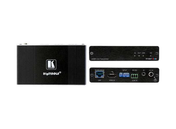 Kramer Extender 4K HDR HDMI - HDBaseT Tx RS-232 IR  Max70 m Power 12V 