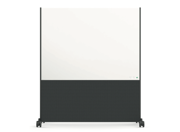 Pendax FlexWall Mobile Whiteboard Sort/ Mørkt Standardstoff 