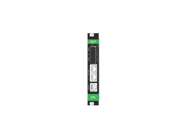 Kramer Matrix Card 2xHDBaseT Ut 4K HDR PoE DSC HDMI Audio RS-232 IR Outp. Card 