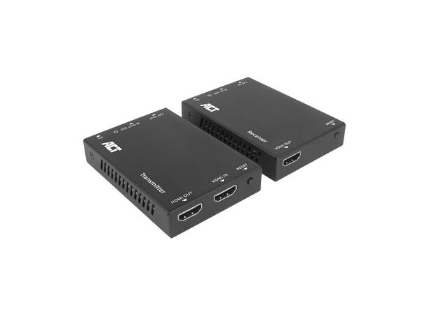 150m CAT6 DisplayPort 4K KVM Extender med USB, IR, RS-232 og HDBaseT