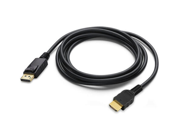 HighSecLabs Kabel DP > HDMI -1,8 m Hann > Hann 