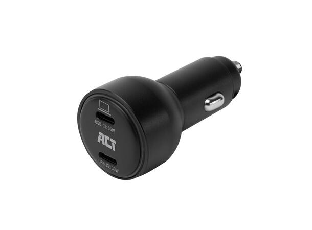 ACT Billader USB-C 2-Port 95W PPS Quick charge 
