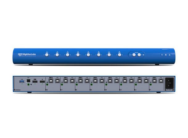HighSecLabs KM-switch - 8 porter NIAP PP4.0 w/DPP 