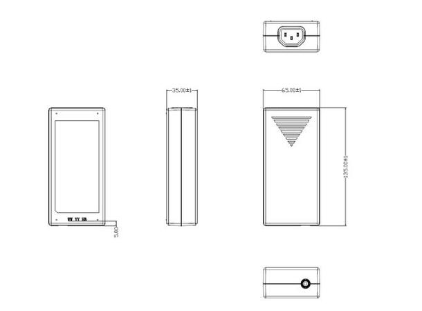 HighSecLabs Spare Power 12v 5A Desktop 12V/ 5A 