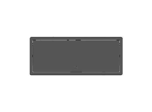 Kramer Bordbrønn 4 moduler- Kasse Sort Cutout 234 x 89 mm *B-vare* 