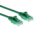 UTP Patch Cat.6 -  10 m Grønn LSZH Slim 250MHz 28AWG Halogenfri Snagless