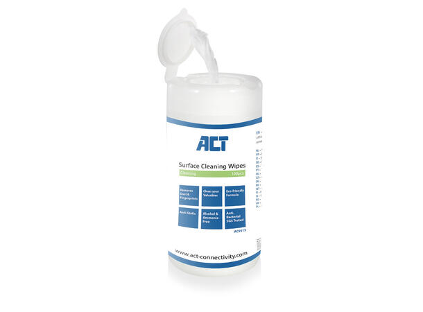 ACT Surface Cleaning Wipes 100stk/ rulle 