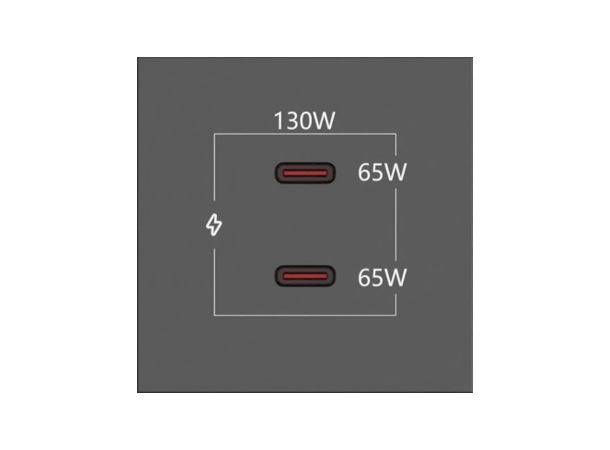 Kramer TBUS komponent 2xUSB-C Sort 