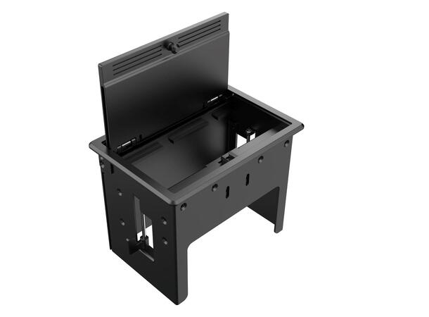 Kramer Bordbrønn 2 moduler- Kasse Sort Cutout 134 x 89 mm 