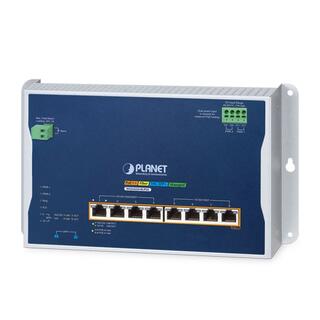 Planet Switch 8-p2.5G 4xPoE+ 2xSFP Industri L3 10Gbps 95W PoE++ Flat/Wall