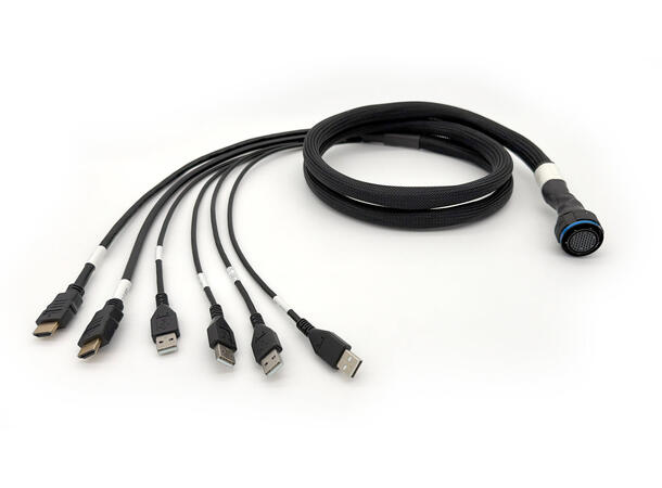 Rugged HDMI Cable Kit 1,8m For use with Rugged KVM 